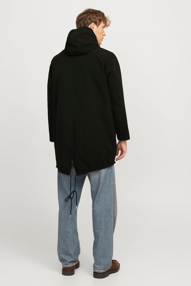 Jas (lang) Zwart - ORIGINALS BY JACK & JONES