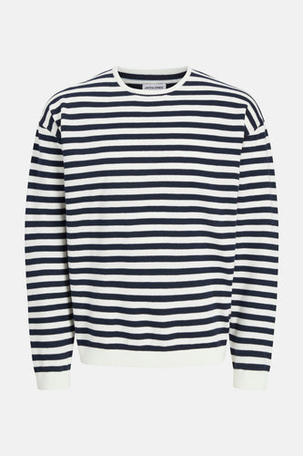 Pull à col rond - bleu
