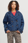 JXCARLIE SHORT LS DENIM TRENCHCOA DNM SN
