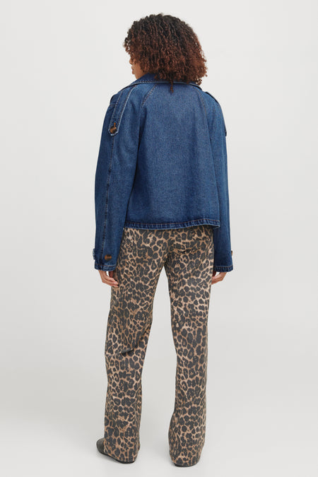 JXCARLIE SHORT LS DENIM TRENCHCOA DNM SN