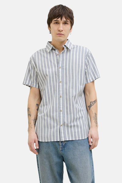 Chemise (manches courtes) Bleu - PREMIUM BLUE by JACK & JONES