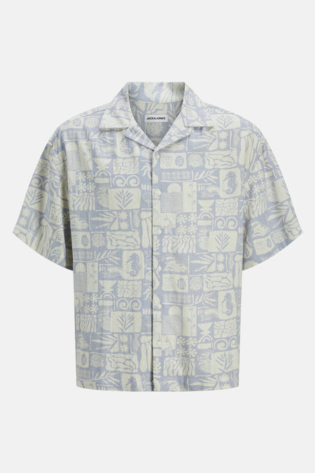 Hemd (korte mouwen) Blauw - ORIGINALS BY JACK & JONES