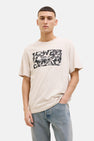 T-shirt met korte mouwen - Beige