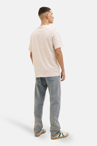 T-shirt met korte mouwen - Beige - CORE BY JACK & JONES