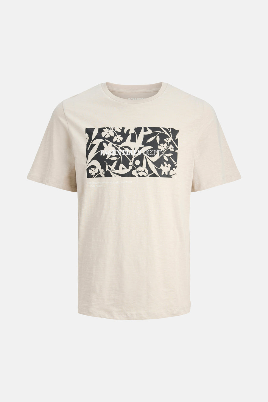 T-shirt met korte mouwen - Beige - CORE BY JACK & JONES