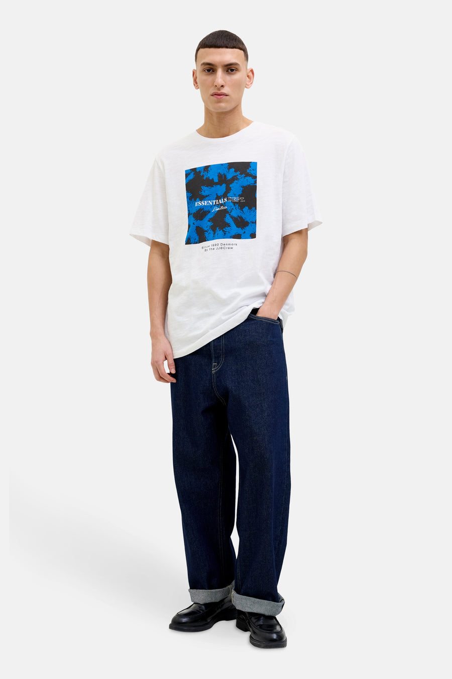 T-shirt met korte mouwen - wit - CORE BY JACK & JONES