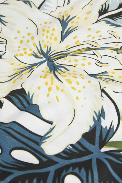 Multikleurig T-shirt met korte mouwen van ORIGINALS BY JACK & JONES, met een bloemmotief en bladprint.