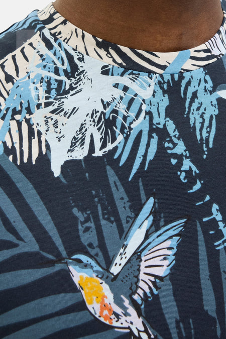 T-shirt (korte mouwen) Blauw - ORIGINALS BY JACK & JONES
