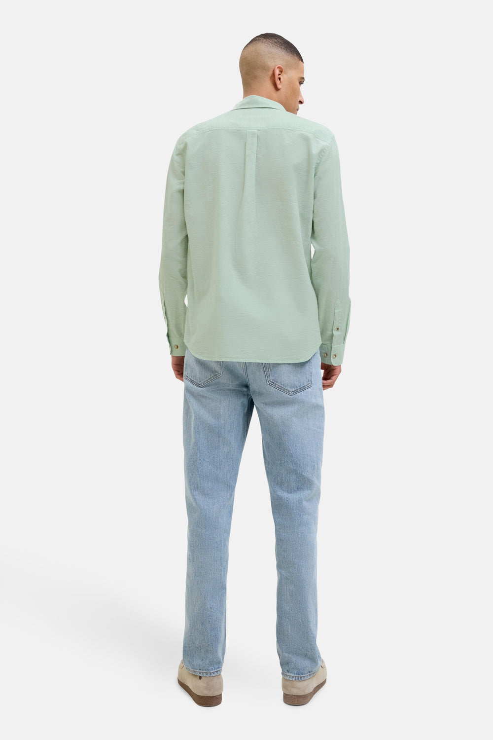 Chemise (manches longues) Vert - PREMIUM by JACK & JONES