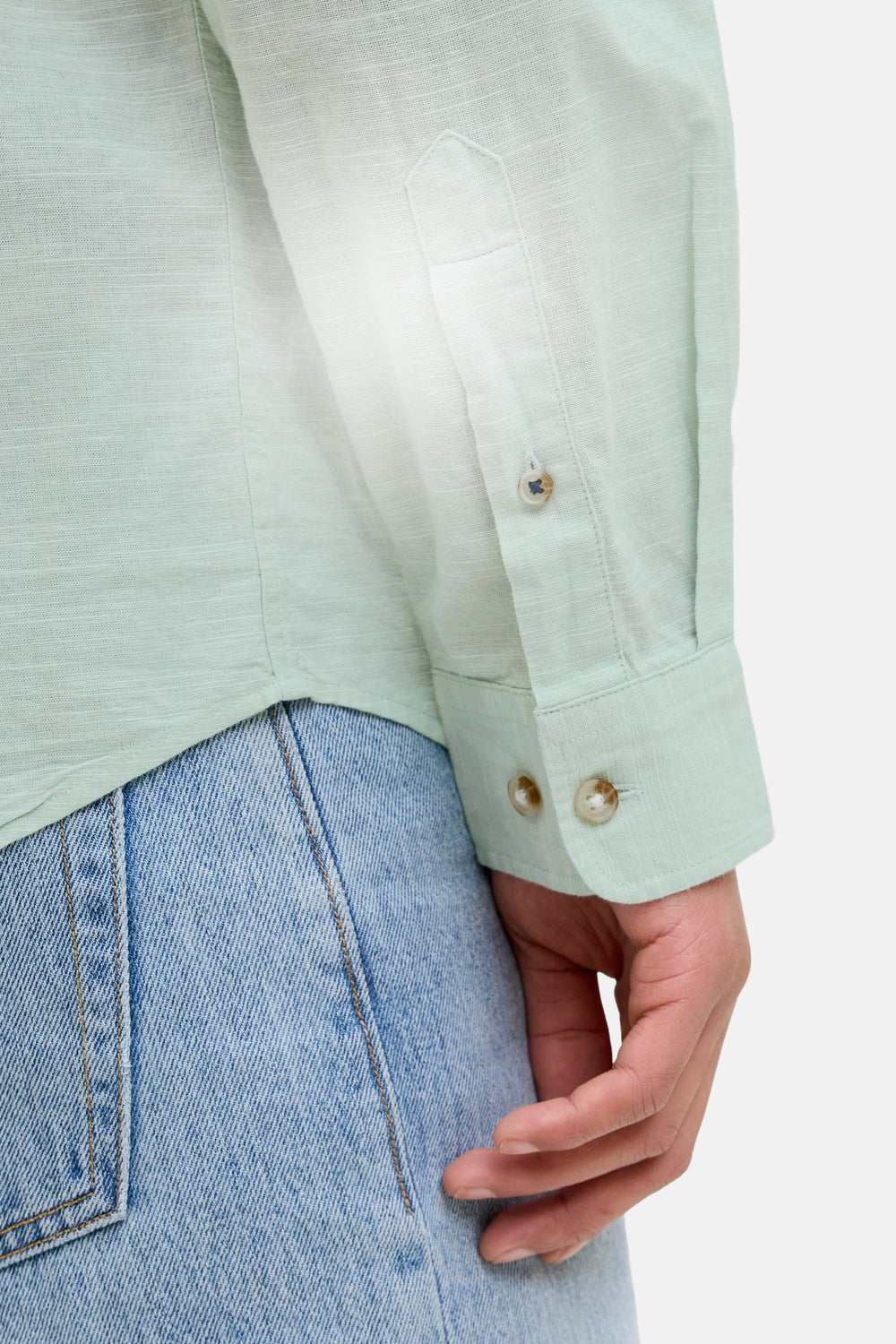 Chemise (manches longues) Vert - PREMIUM by JACK & JONES