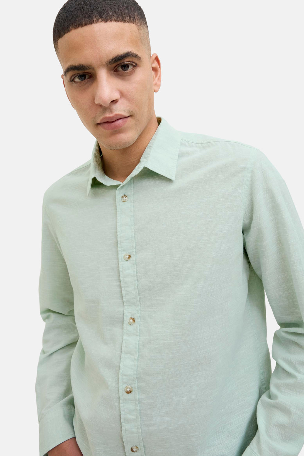 Chemise (manches longues) Vert - PREMIUM by JACK & JONES