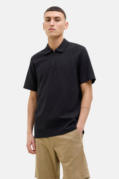 Polo met korte mouwen - zwart