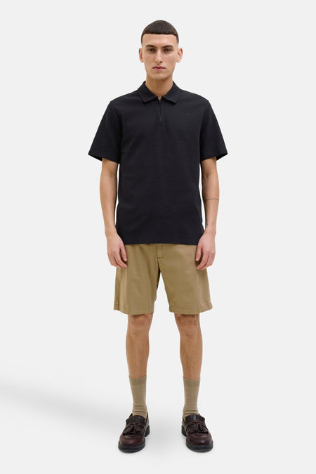 Polo met korte mouwen - zwart