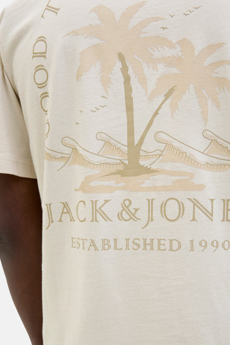 T-shirt met korte mouwen - beige