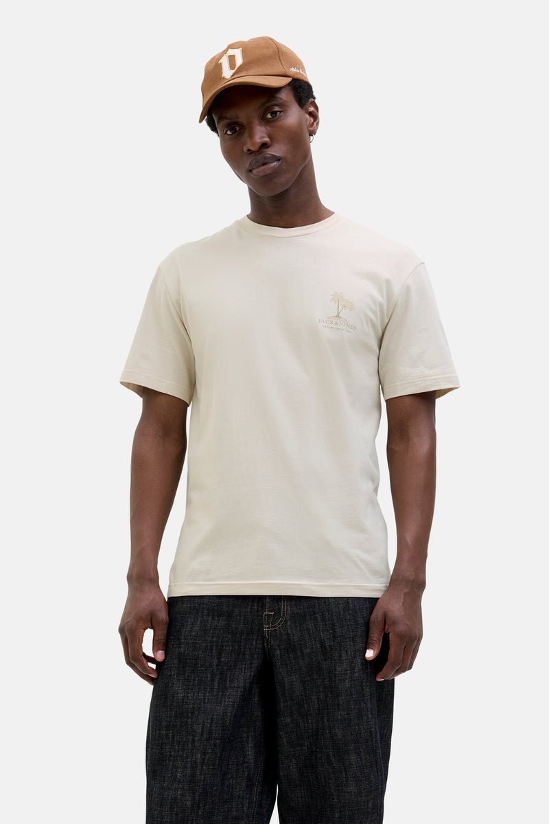T-shirt met korte mouwen - beige