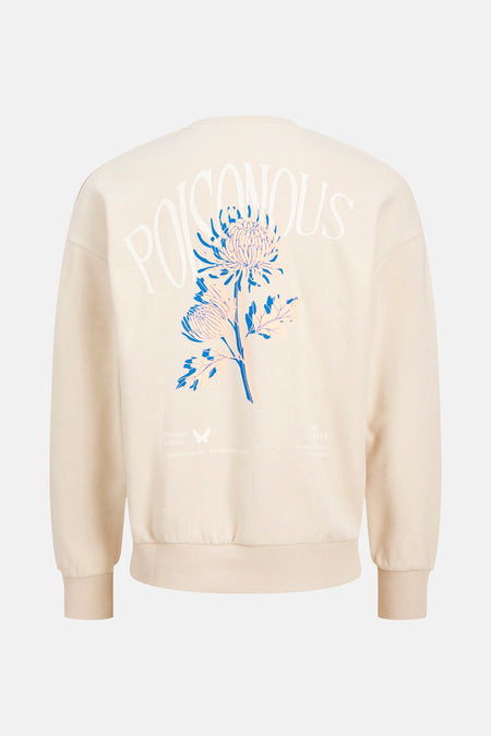 Sweater met ronde hals Ecru - ORIGINALS BY JACK & JONES