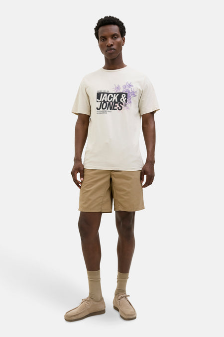 T-shirt (korte mouwen) Ecru - CORE BY JACK & JONES