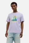 T-shirt (manches courtes) Mauve - ORIGINALS BY JACK & JONES