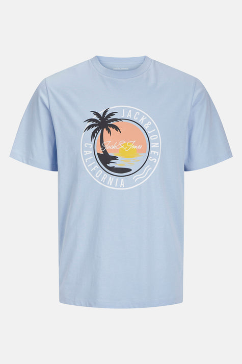 T-shirt (korte mouwen) Blauw - ORIGINALS BY JACK & JONES