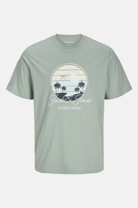 T-shirt (korte mouwen) Groen - ORIGINALS BY JACK & JONES