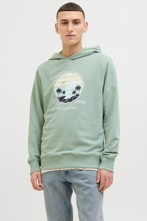 Sweater met kap Groen - ORIGINALS BY JACK & JONES