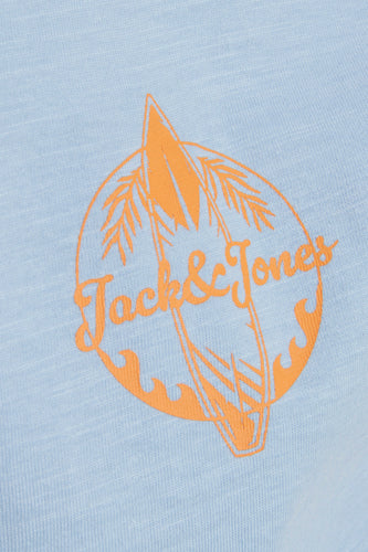 T-shirt met korte mouwen - Lichtblauw - ORIGINALS BY JACK & JONES - 2
