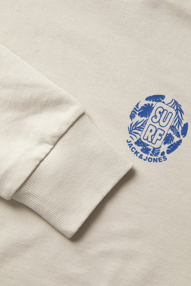 Sweat col O Beige - ORIGINALS BY JACK & JONES