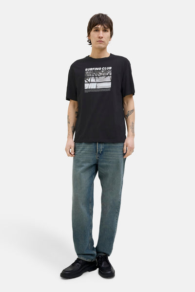 T-shirt (korte mouwen) Zwart - ORIGINALS BY JACK & JONES