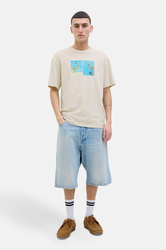 T-shirt met korte mouwen - beige - ORIGINALS BY JACK & JONES - 7