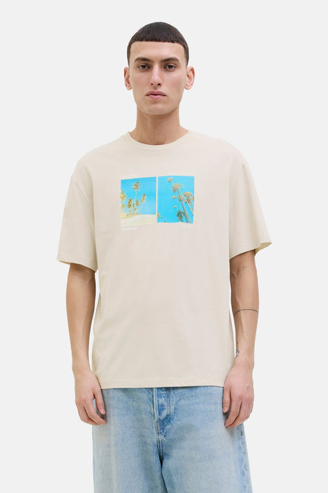 T-shirt (manches courtes) Beige - ORIGINALS BY JACK & JONES