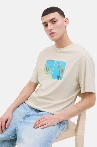 T-shirt met korte mouwen - beige - ORIGINALS BY JACK & JONES - 7