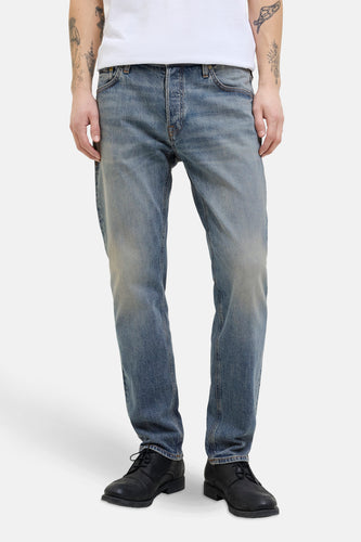 Jeans tapered mid blue denim - JACK & JONES JEANS INTELLIGENCE - JACK & JONES JEANS INTELLIGENCE
