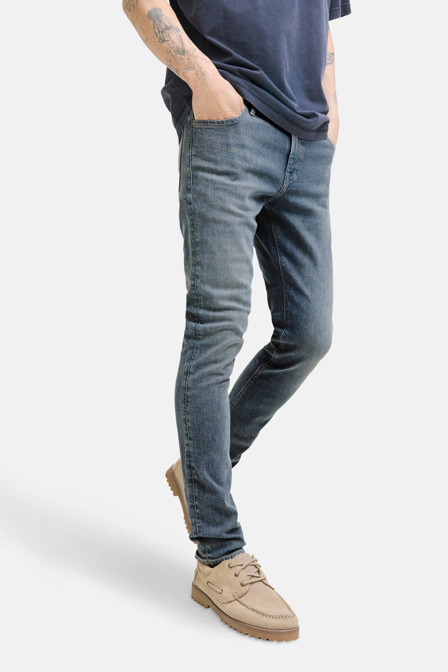 GLENN - mid grey denim - JACK & JONES JEANS INTELLIGENCE
