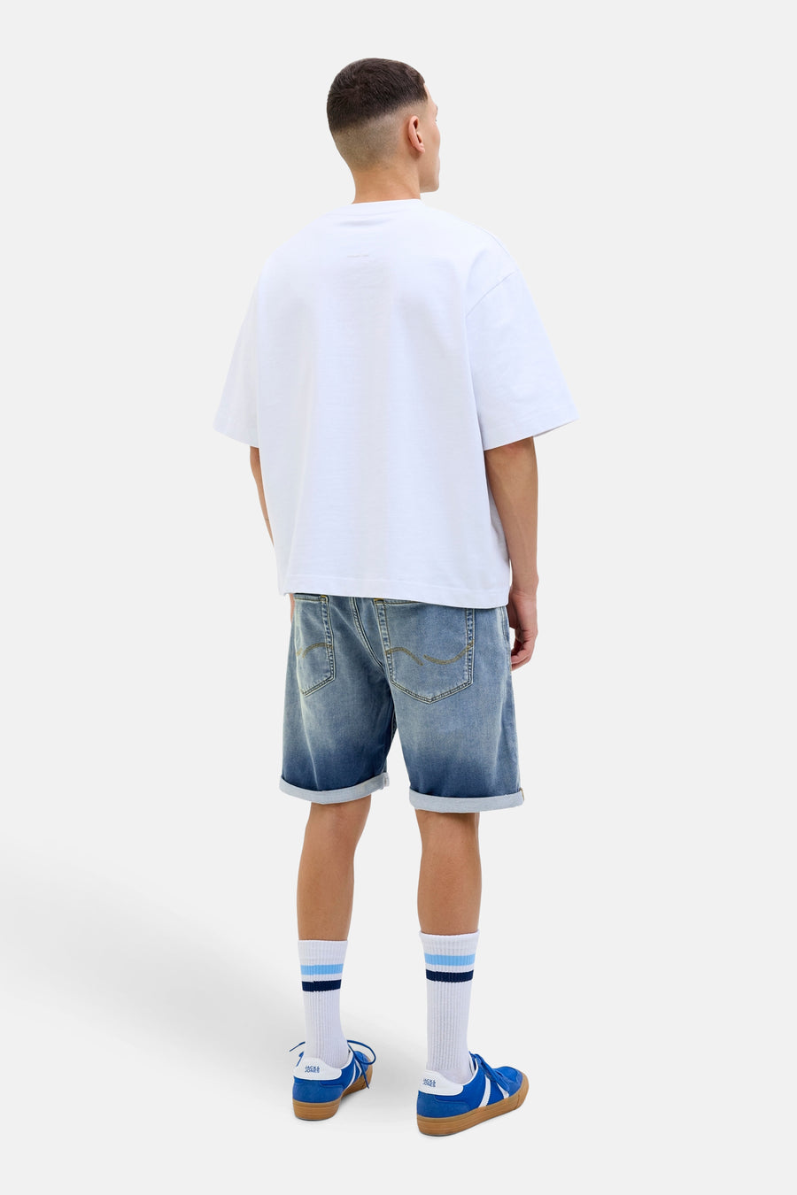 Jeansshort mid blue denim - JACK & JONES JEANS INTELLIGENCE - JACK & JONES JEANS INTELLIGENCE