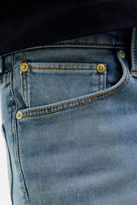 Short - mid blue denim