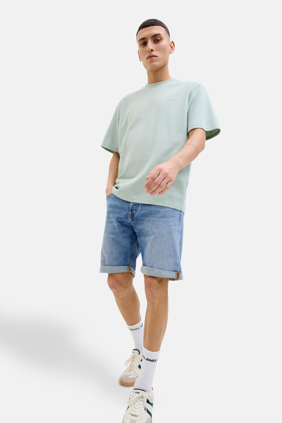 Short - Light blue denim