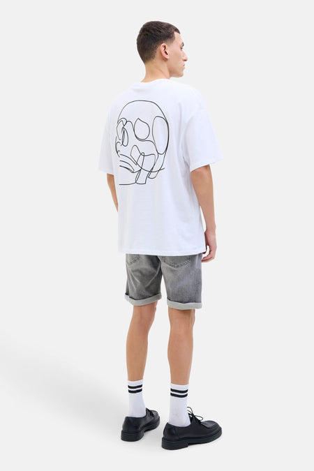Short - mid grey denim