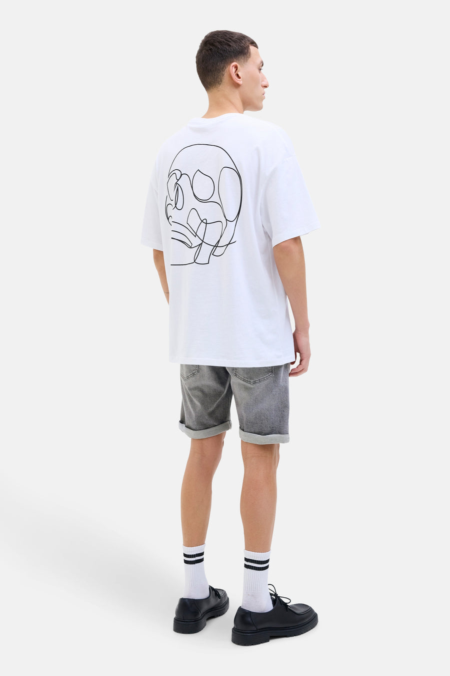 Short - mid grey denim - JACK & JONES JEANS INTELLIGENCE