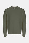 Pull met ronde hals - Kaki