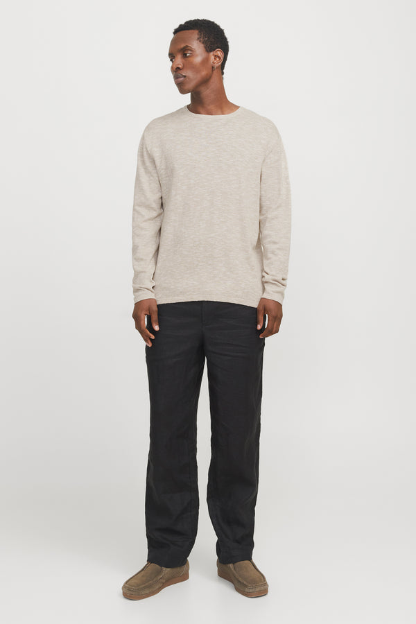 Pull col O Beige - PREMIUM by JACK & JONES