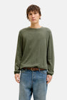 Pull met ronde hals - groen