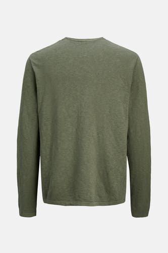 Pull met ronde hals - groen