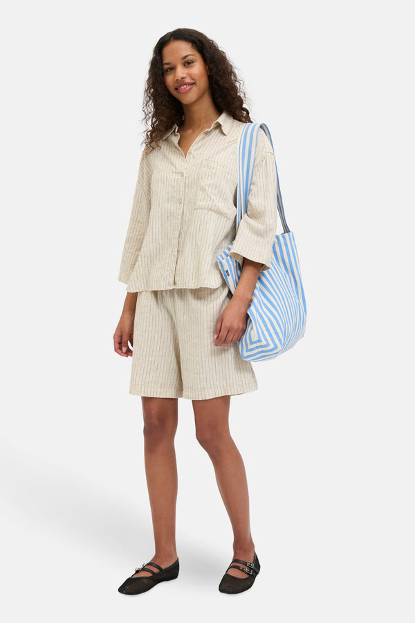 JXBREEZE SUMMER HW TIE SHORTS WVN SN