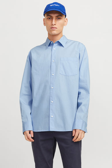Hemd (lange mouwen) Blauw - PREMIUM by JACK & JONES