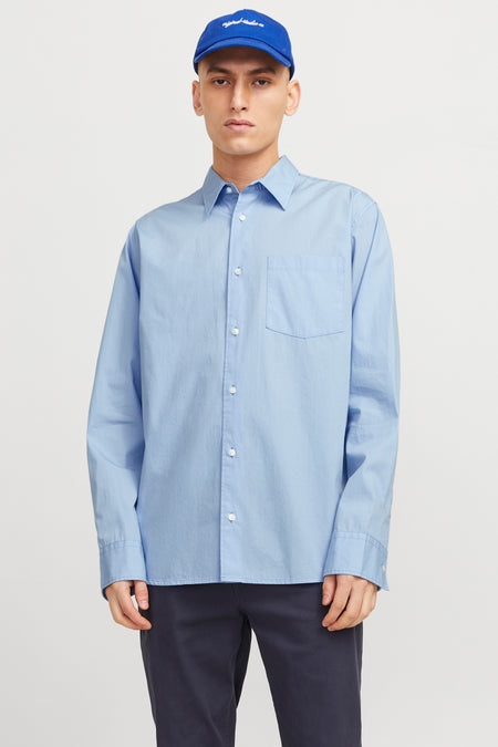 Chemise (manches longues) Bleu - PREMIUM by JACK & JONES