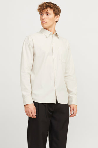 Chemise à manches longues - écru