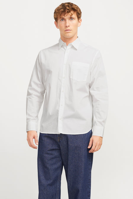 Chemise (manches longues) Blanc - PREMIUM by JACK & JONES