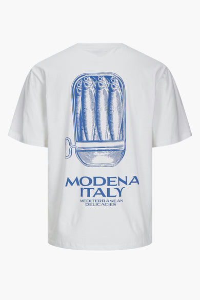 T-shirt (korte mouwen) Wit - ORIGINALS BY JACK & JONES