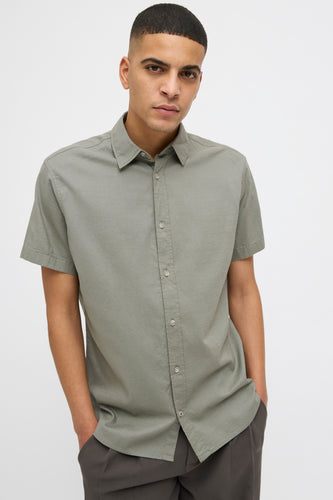 Chemise à manches courtes - Kaki - PREMIUM BLUE by JACK & JONES