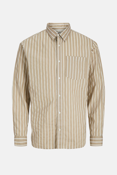 Chemise (manches longues) Beige - JJREBEL